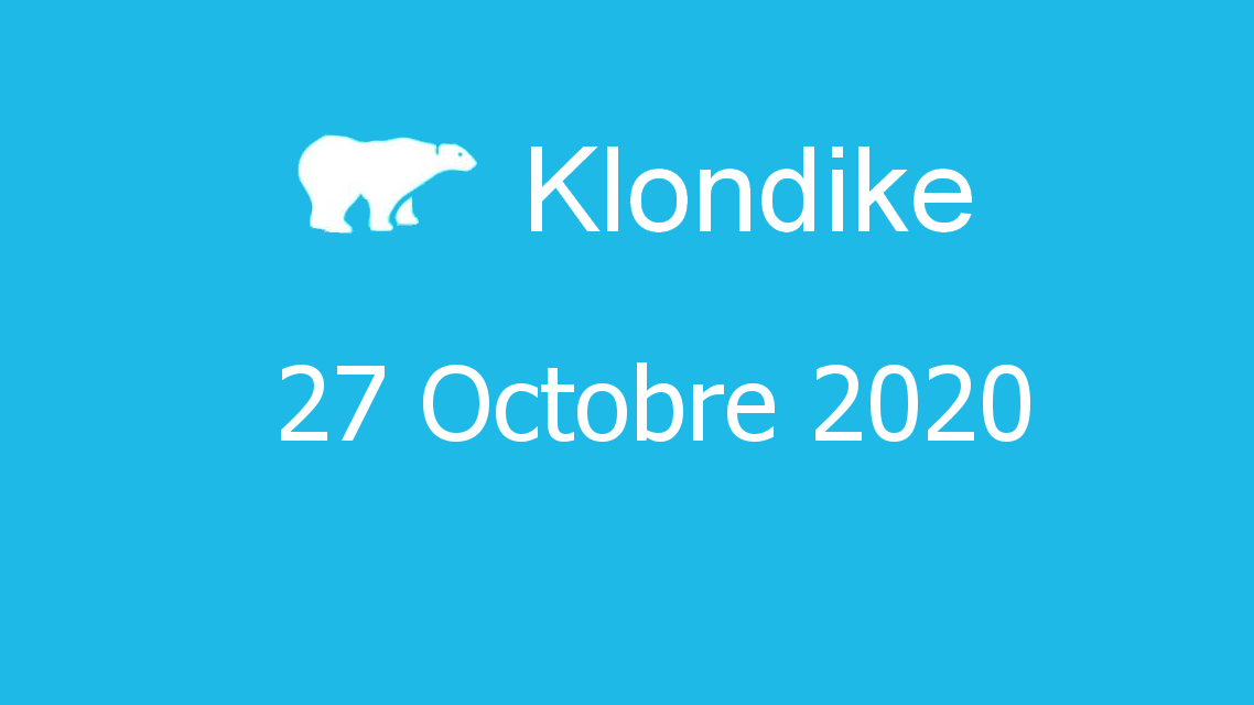 Microsoft solitaire collection - klondike - 27 Octobre 2020