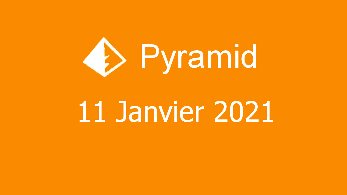 Microsoft solitaire collection - pyramid - 11 janvier 2021
