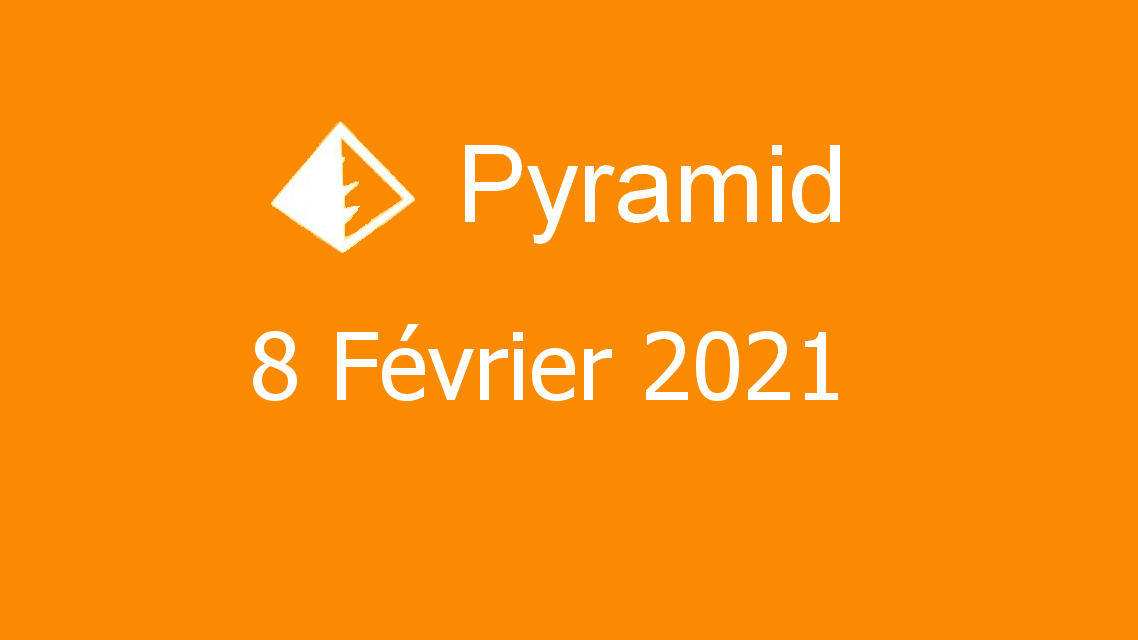 Microsoft solitaire collection - pyramid - 08 février 2021