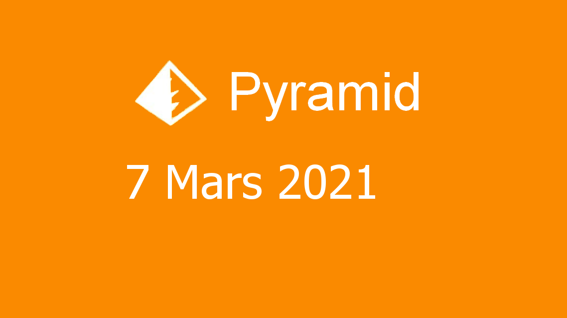 Microsoft solitaire collection - pyramid - 07 mars 2021