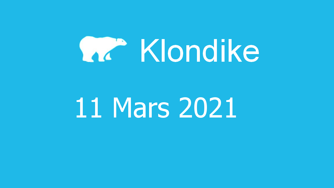 Microsoft solitaire collection - klondike - 11 mars 2021