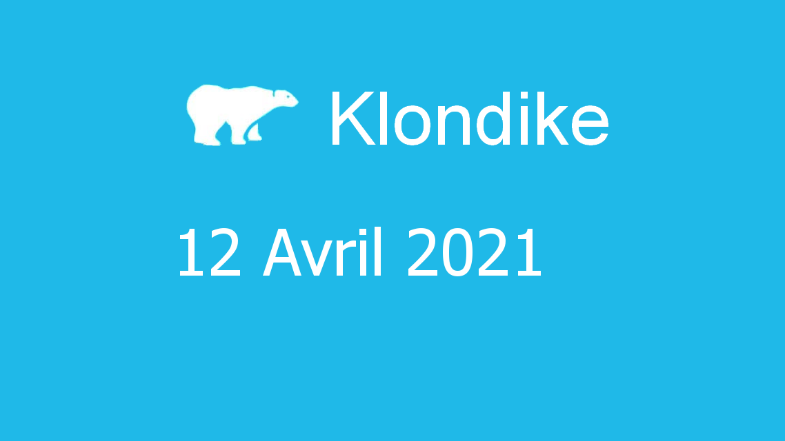 Microsoft solitaire collection - klondike - 12 avril 2021