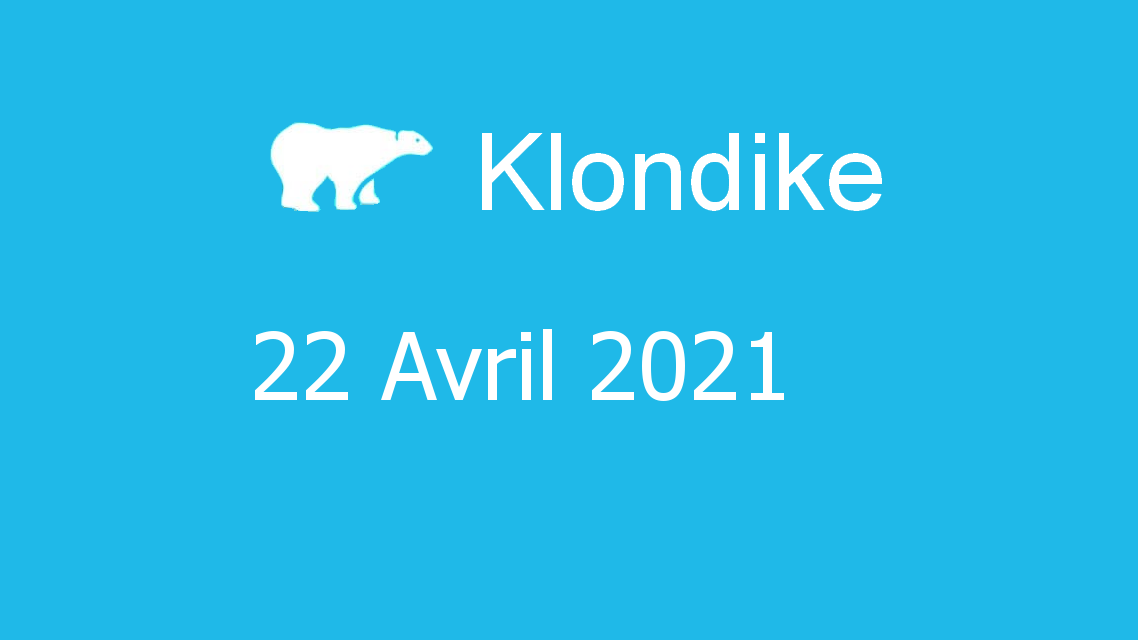 Microsoft solitaire collection - klondike - 22 avril 2021