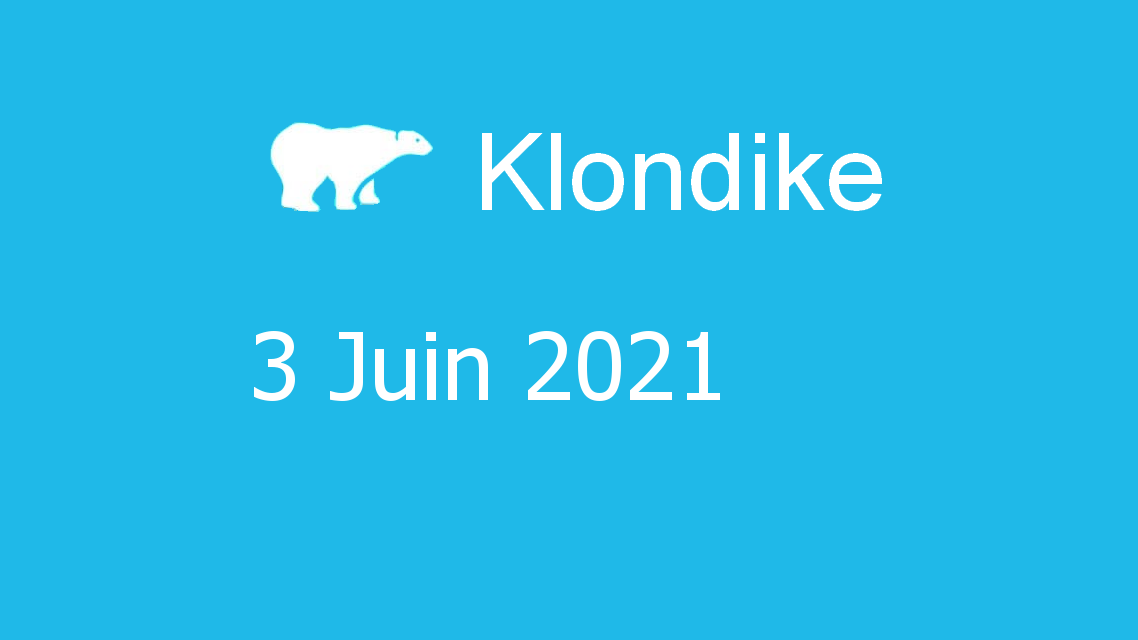 Microsoft solitaire collection - klondike - 03 juin 2021