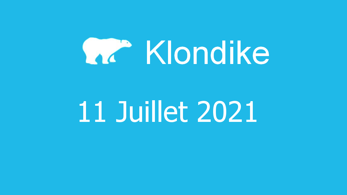 Microsoft solitaire collection - klondike - 11 juillet 2021