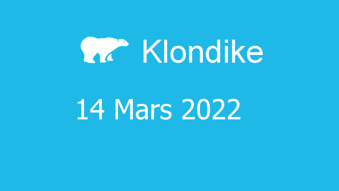 Microsoft solitaire collection - klondike - 14 mars 2022