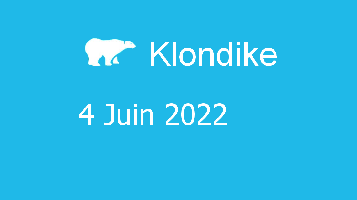 Microsoft solitaire collection - klondike - 04 juin 2022