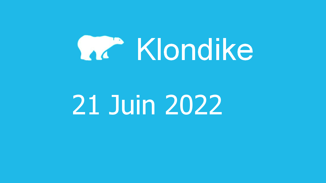Microsoft solitaire collection - klondike - 21 juin 2022