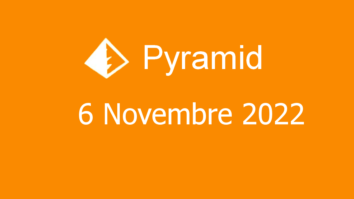 Microsoft solitaire collection - pyramid - 06 novembre 2022