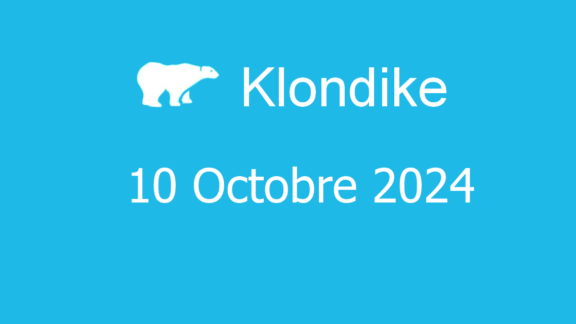Microsoft solitaire collection - klondike - 10 octobre 2024