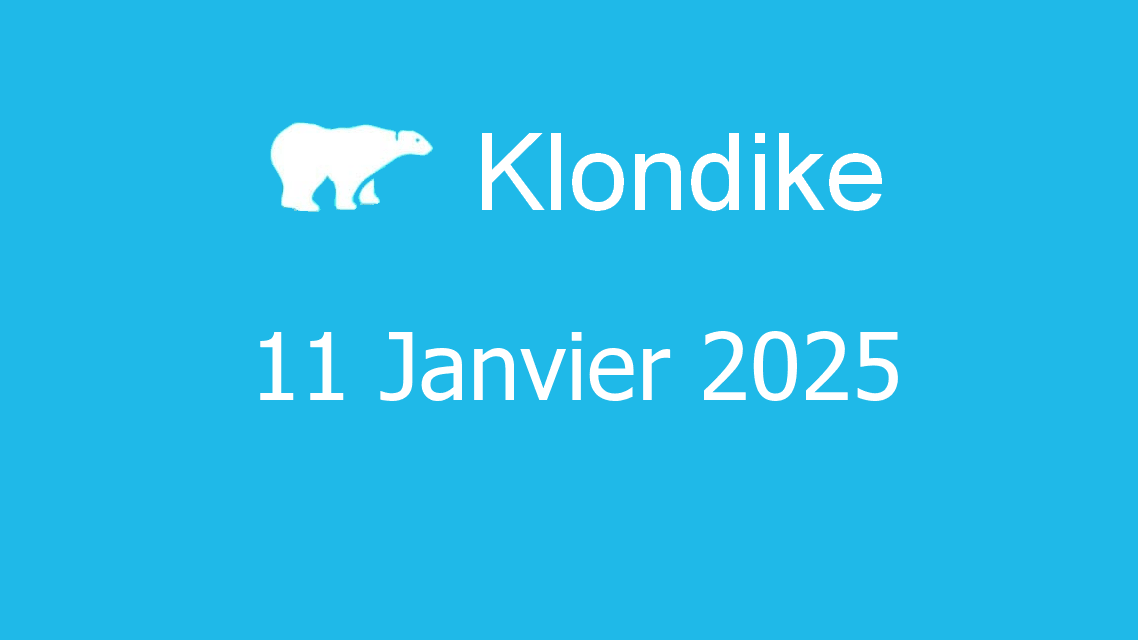 Microsoft solitaire collection - klondike - 11 janvier 2025